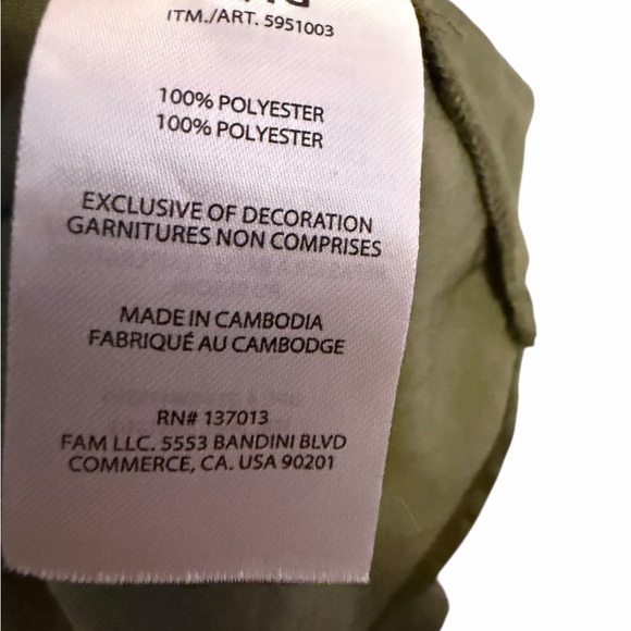 Banana Republic Olive Green Blouse - Picture 5 of 5